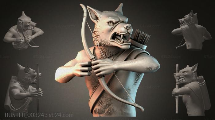 Бюсты монстры (BUSTHI_003243) 3D модель для ЧПУ станка