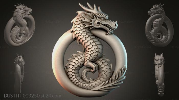 Бюсты монстры (BUSTHI_003250) 3D модель для ЧПУ станка