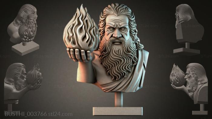 Бюсты монстры (BUSTHI_003766) 3D модель для ЧПУ станка