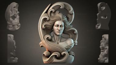 Busts of monsters BUSTHI_003831 3d model