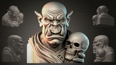 Busts of monsters BUSTHI_003842 3d model