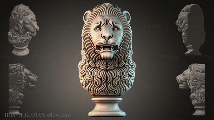 Animal busts (BUSTJI_000165) 3D models for cnc
