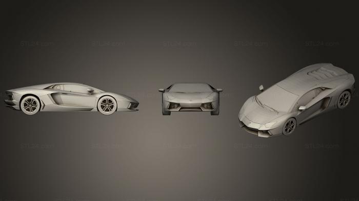 Vehicles (2011 Lamborghini Aventador, CARS_0059) 3D models for cnc