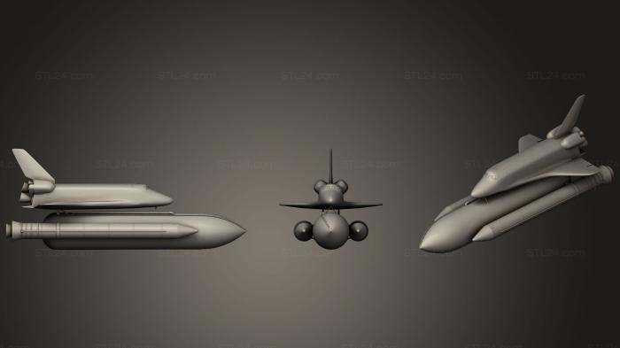 Vehicles (Atlantis Space Shuttle, CARS_0072) 3D models for cnc