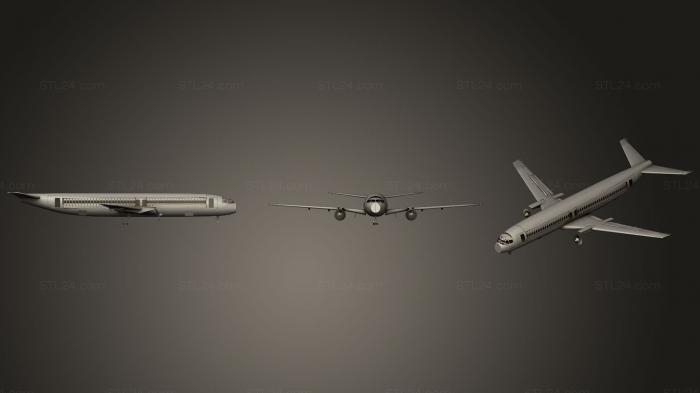 Vehicles (Boeing 737 400 Emirates, CARS_0093) 3D models for cnc