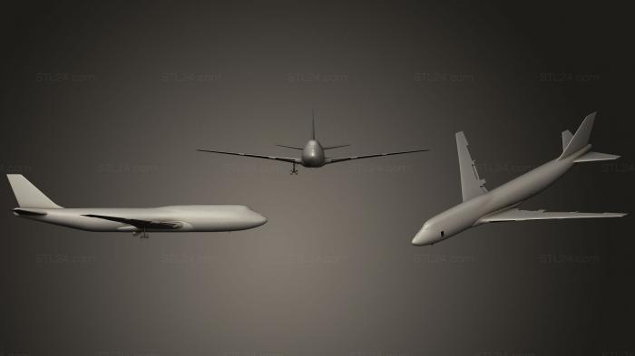 Автомобили и транспорт (Boeing Air Force One VC 25, CARS_0095) 3D модель для ЧПУ станка