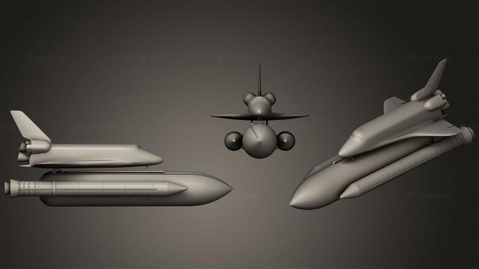 Vehicles (Endeavour Space Shuttle, CARS_0140) 3D models for cnc