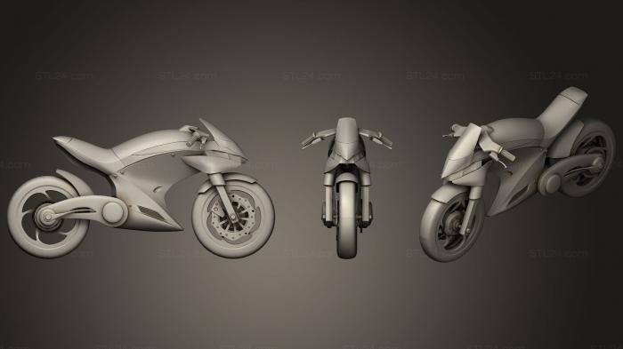Автомобили и транспорт ( концепт спортивного велосипеда, CARS_0170) 3D модель для ЧПУ станка