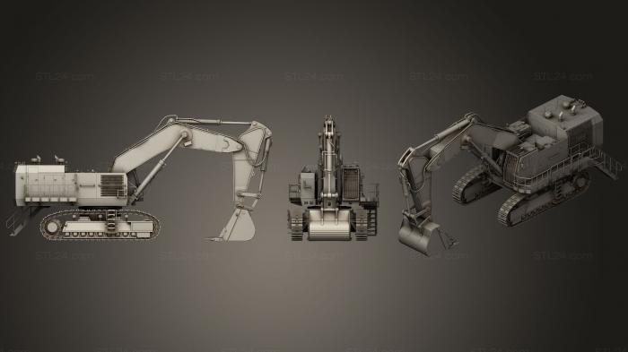Vehicles (Hydraulic Mining Shovel, CARS_0211) 3D models for cnc