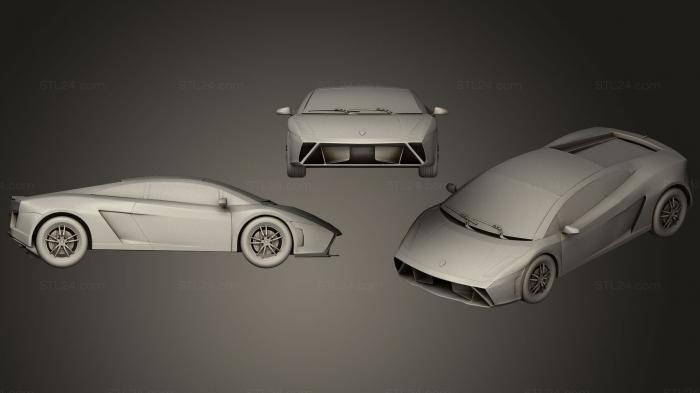 Vehicles (Lamborghini Gallardo, CARS_0223) 3D models for cnc