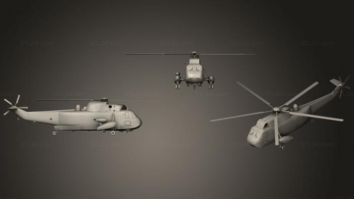 Автомобили и транспорт (Вертолет морской пехоты номер один, CARS_0238) 3D модель для ЧПУ станка