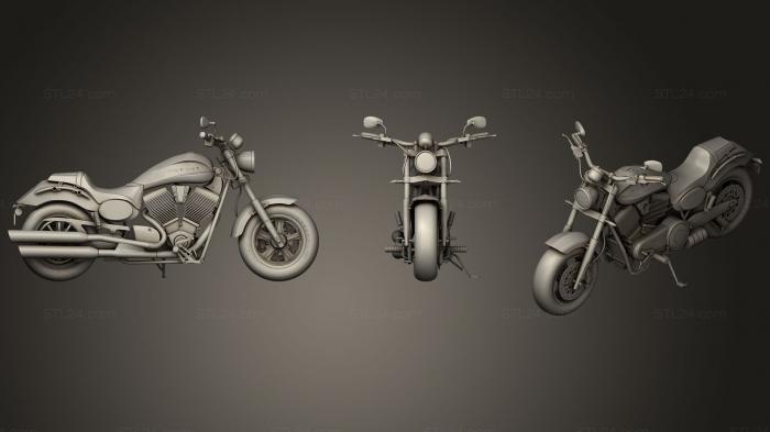 Vehicles (Polaris Victory Judge Motorcycle, CARS_0265) 3D models for cnc