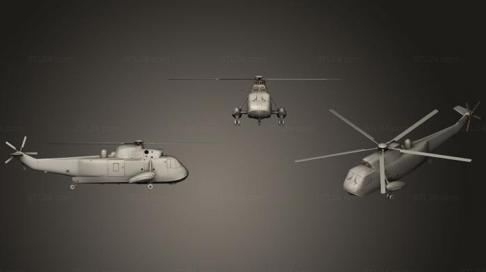 Vehicles (Sikorsky SH 3 Sea King, CARS_0289) 3D models for cnc