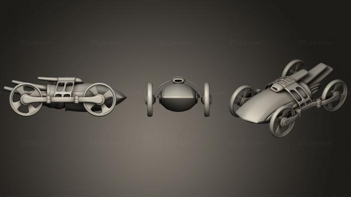 Vehicles (futuristic vehicle sketch original concept, CARS_0391) 3D models for cnc