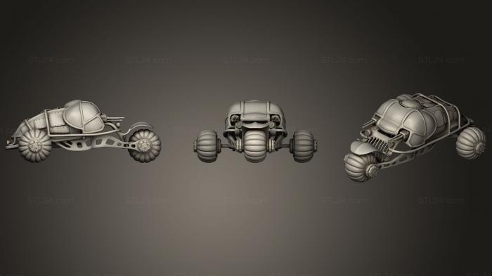 Vehicles (Post apocalyptic car sketch original concept, CARS_0409) 3D models for cnc