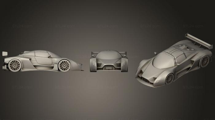 Автомобили и транспорт (Суперкар 500 Г B2 Spirit 200300, CARS_0434) 3D модель для ЧПУ станка