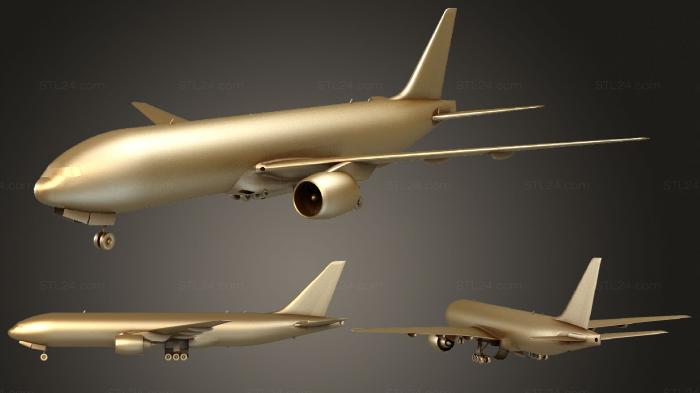Vehicles (Airliner 04 landing down, CARS_0458) 3D models for cnc