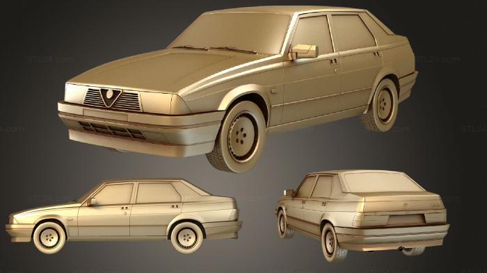 Vehicles (Alfa Romeo 75 (162B) 1985, CARS_0466) 3D models for cnc