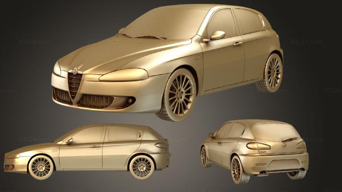 Vehicles (Alfa Romeo 147 5door 2009, CARS_0468) 3D models for cnc