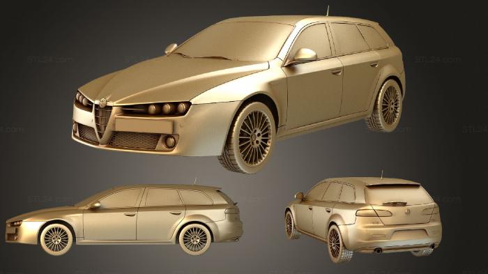 Vehicles (Alfa Romeo 159 Sportwagon 2011, CARS_0471) 3D models for cnc