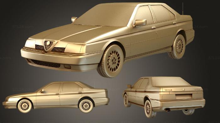 Автомобили и транспорт (Альфа Ромео 164 LS 1994, CARS_0472) 3D модель для ЧПУ станка