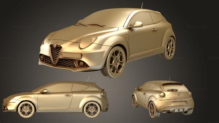 Vehicles (Alfa Romeo Mito (Mk1f) (955) Veloce 2016, CARS_0490) 3D models for cnc