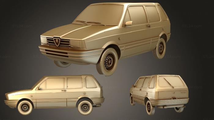 Автомобили и транспорт (Alfa Romeo Z33 Свободное время 1984, CARS_0497) 3D модель для ЧПУ станка