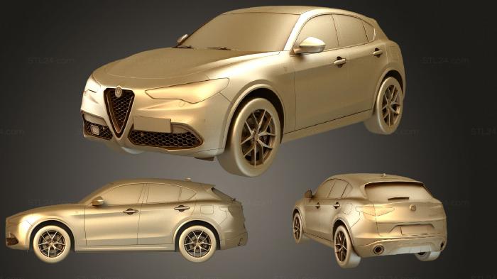 Vehicles (Alfa Romeo Stelvio Ti 2020, CARS_0501) 3D models for cnc