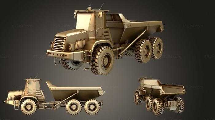 Vehicles (Articulated Dump Truck, CARS_0524) 3D models for cnc