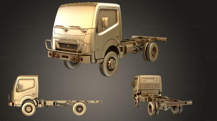 Автомобили и транспорт (Ашок Лейланд Гаруда Хасси 2016, CARS_0527) 3D модель для ЧПУ станка