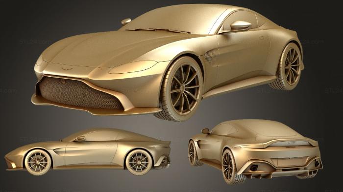 Vehicles (Aston Martin Vantage 2019, CARS_0534) 3D models for cnc