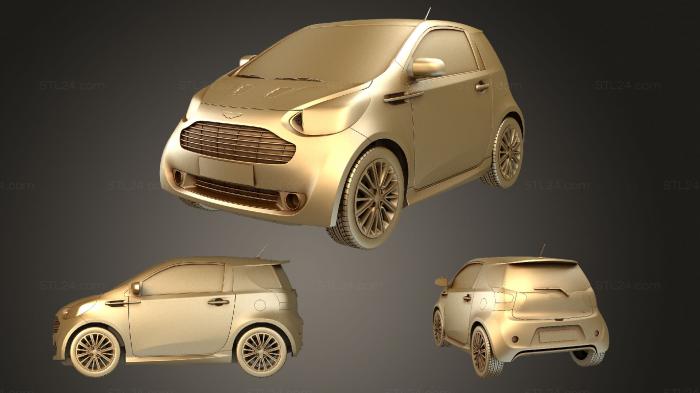 Автомобили и транспорт (Aston Martin Cygnet 2012, CARS_0537) 3D модель для ЧПУ станка
