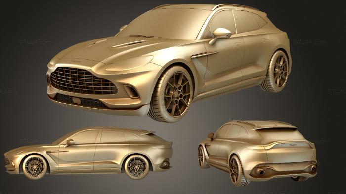 Автомобили и транспорт (Aston Martin DBX 2021, CARS_0540) 3D модель для ЧПУ станка