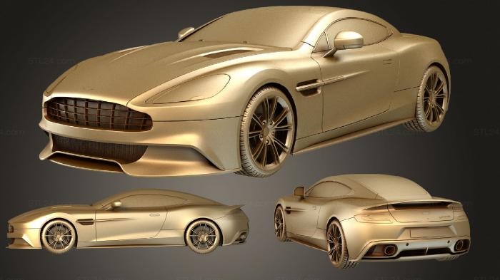 Автомобили и транспорт (Aston martin am310 2010 hipoly, CARS_0544) 3D модель для ЧПУ станка