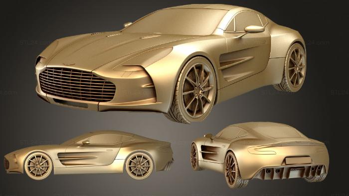 Автомобили и транспорт (Aston Martin One 77 2010, CARS_0545) 3D модель для ЧПУ станка