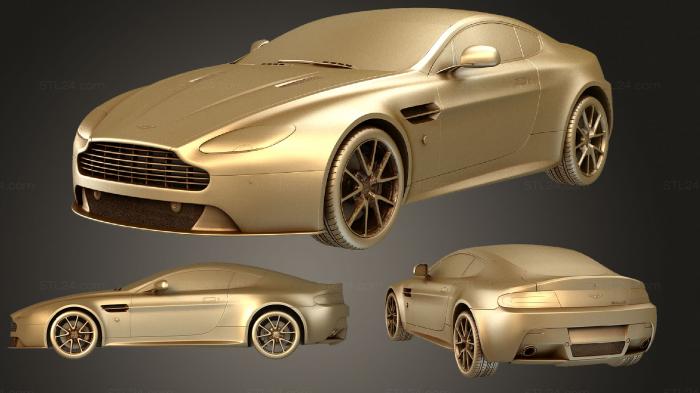 Автомобили и транспорт (Aston Martin V8 Vantage S 2015, CARS_0546) 3D модель для ЧПУ станка