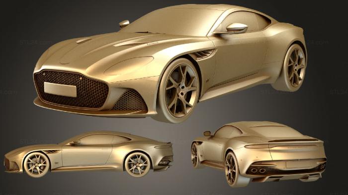 Автомобили и транспорт (Aston Martin DBS Суперлеггера 2019, CARS_0548) 3D модель для ЧПУ станка