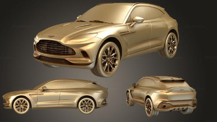 Автомобили и транспорт (Aston Martin DBX Северная Америка 2021, CARS_0549) 3D модель для ЧПУ станка