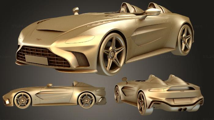 Автомобили и транспорт (Aston Martin V12 Speedster 2021, CARS_0552) 3D модель для ЧПУ станка