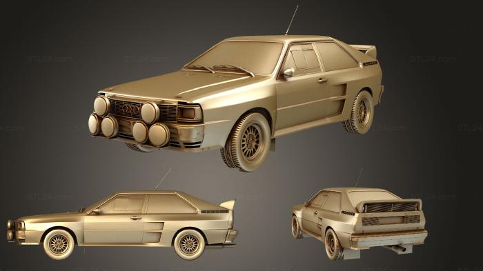 Автомобили и транспорт (Audi Quattro A2 1981, CARS_0600) 3D модель для ЧПУ станка