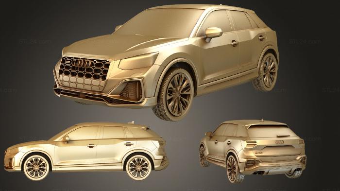 Автомобили и транспорт (Audi SQ2 (Mk1f) 2022, CARS_0625) 3D модель для ЧПУ станка