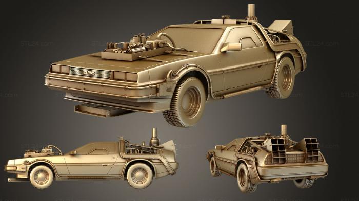 Vehicles (Back To The Future Delorean Episode 3 Wild West, CARS_0679) 3D models for cnc