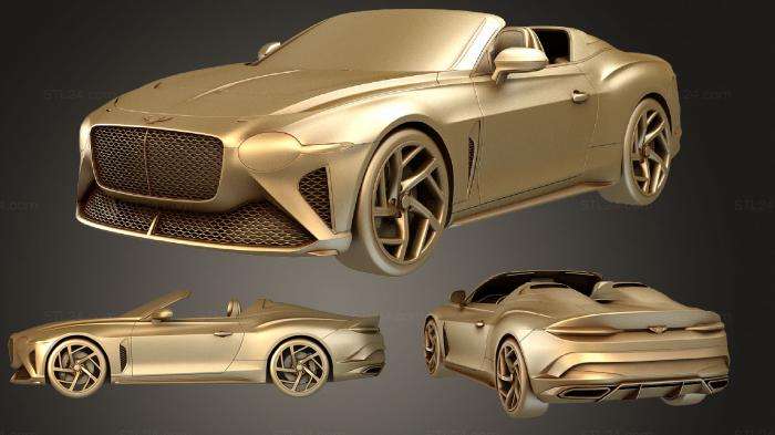 Автомобили и транспорт (Bentley Mulliner Бакалар 2021, CARS_0698) 3D модель для ЧПУ станка