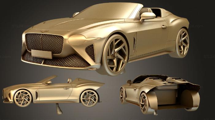 Автомобили и транспорт (Bentley Mulliner Бакалар 2021, CARS_0711) 3D модель для ЧПУ станка