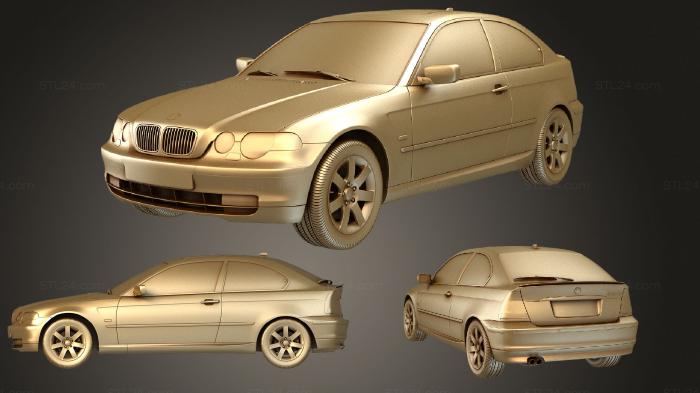 Vehicles (BMW 3 Series E46 compact 2001, CARS_0743) 3D models for cnc