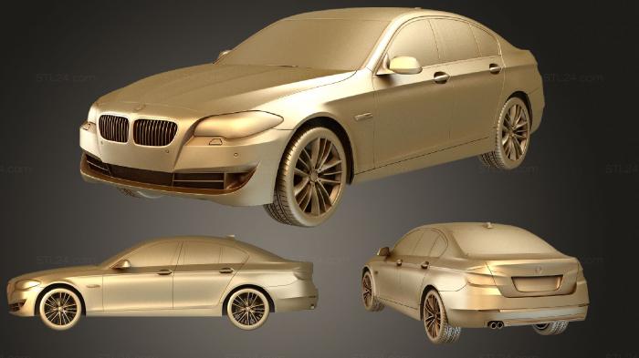 Автомобили и транспорт (BMW 5 серии седан 2011, CARS_0755) 3D модель для ЧПУ станка