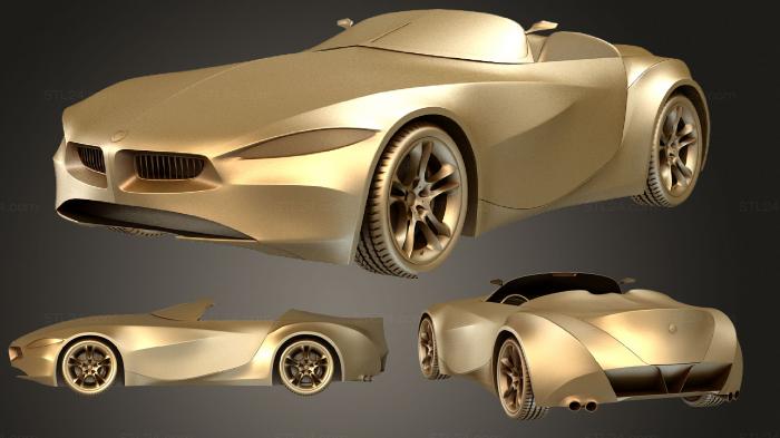 Автомобили и транспорт (BMW GINA Light Visionary 2008, CARS_0781) 3D модель для ЧПУ станка