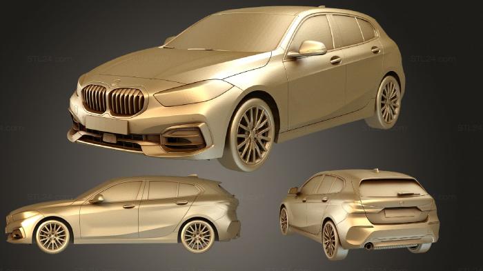 Автомобили и транспорт (Bmw 1 серии f40 2020, CARS_0822) 3D модель для ЧПУ станка