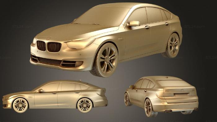 Автомобили и транспорт (BMW 5 серии Gran Turismo f07, CARS_0828) 3D модель для ЧПУ станка