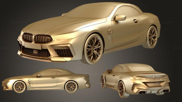 Автомобили и транспорт (BMW M8 Competition Cabrio 2020 4, CARS_0860) 3D модель для ЧПУ станка